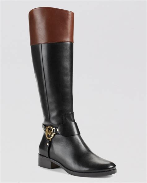 michael kors tall boots black|brown waterproof Michael Kors boots.